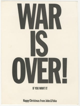 Item #6672 War is Over! If You Want It – Happy Christmas from John & Yoko