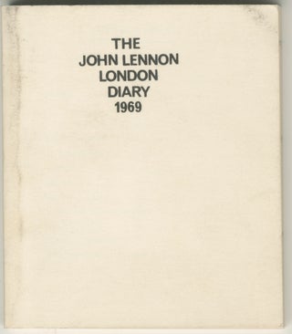 Item #6673 The John Lennon London Diary 1969. John Lennon