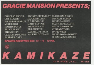 Item #6684 Gracie Mansion Presents; @ Kamikaze