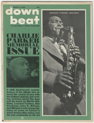 Item #6700 Down Beat, vol. 32, no. 6, March 11, 1965 [Charlie Parker Memorial Issue