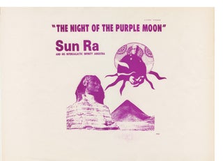 Item #6764 The Night of the Purple Moon [original proof sheet]. Sun Ra
