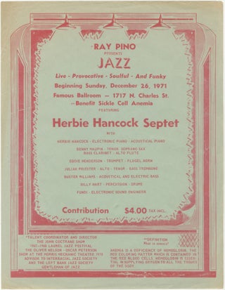 Item #6772 Ray Pino Presents Jazz Live - Provocative - Soulful - And Funky Featuring Herbie...