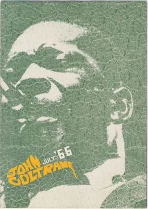 Item #6773 John Coltrane July ‘66 [Japan, final tour program