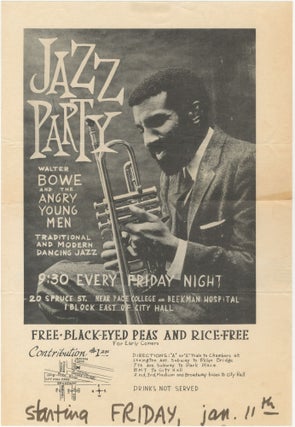 Item #6782 Jazz Party: Walter Bowe and the Angry Young Men