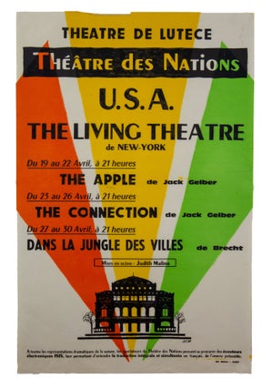 Item #6787 Theatre des Nations: U.S.A. The Living Theatre. Marcel Jacno