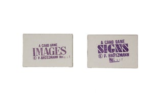 Item #6810 Images and Signs – A Card Game [Numbered]. eter, Brötzmann