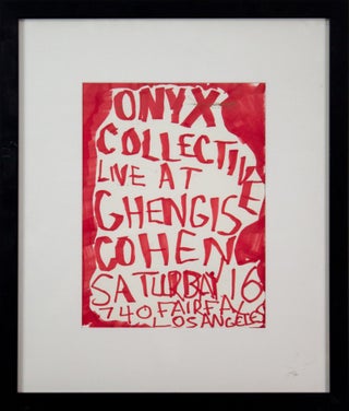 Item #6834 [Original Artwork] Onyx Collective Live At Ghengis Cohen. Josh Smith