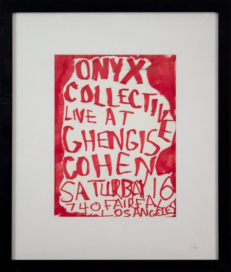 Item #6834 [Original Artwork] Onyx Collective Live At Ghengis Cohen. Josh Smith.