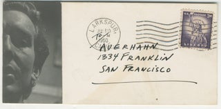 Item #6844 Handmade Mail Art from Wallace Berman to David Haselwood