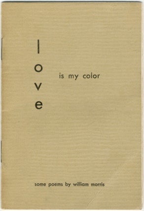 Item #6868 love is my color. William Morris