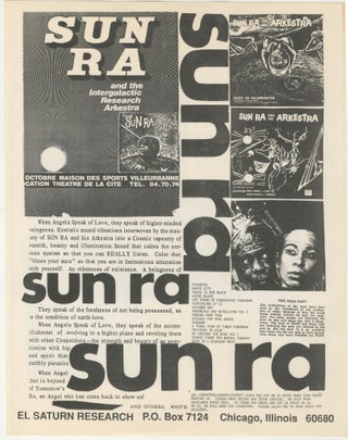 Sun Ra and his Solar Astro-Infinity Arkestra