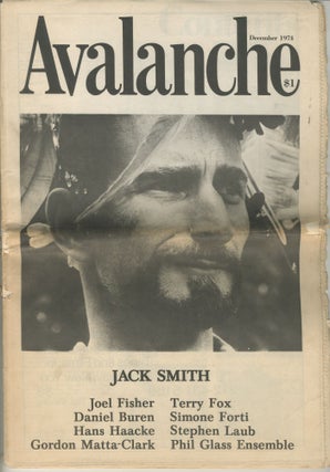 Item #6976 Avalanche December 1974 [No. 10]. Liza Bear, eds Willoughby Sharp
