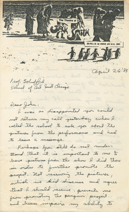 Item #6992 Letter from Jack Smith to John Schofill. Jack Smith