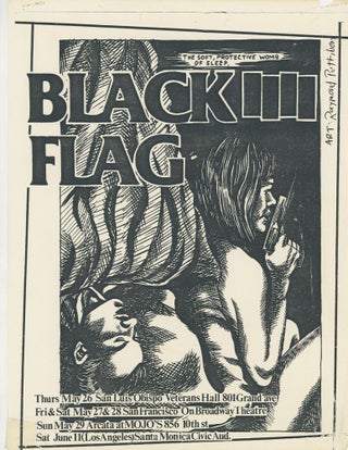 Item #7040 Black Flag in San Luis Obispo, San Francisco, Arcata, and Santa Monica (Los Angeles)....