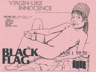 Item #7048 Virgin-Like Innocence [Black Flag Flyer #18]. Raymond Pettibon