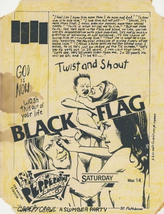 Item #7052 Black Flag at the Peppermint Lounge. Raymond Pettibon