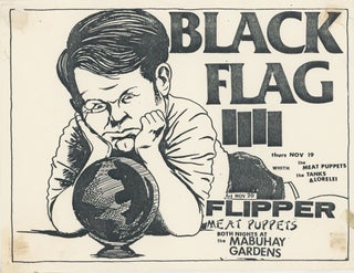 Item #7060 Black Flag at Mabuhay Gardens. Raymond Pettibon