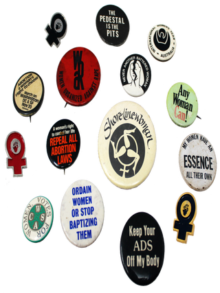 Item #7119 Collection of 15 Women&rsquo;s Liberation pins