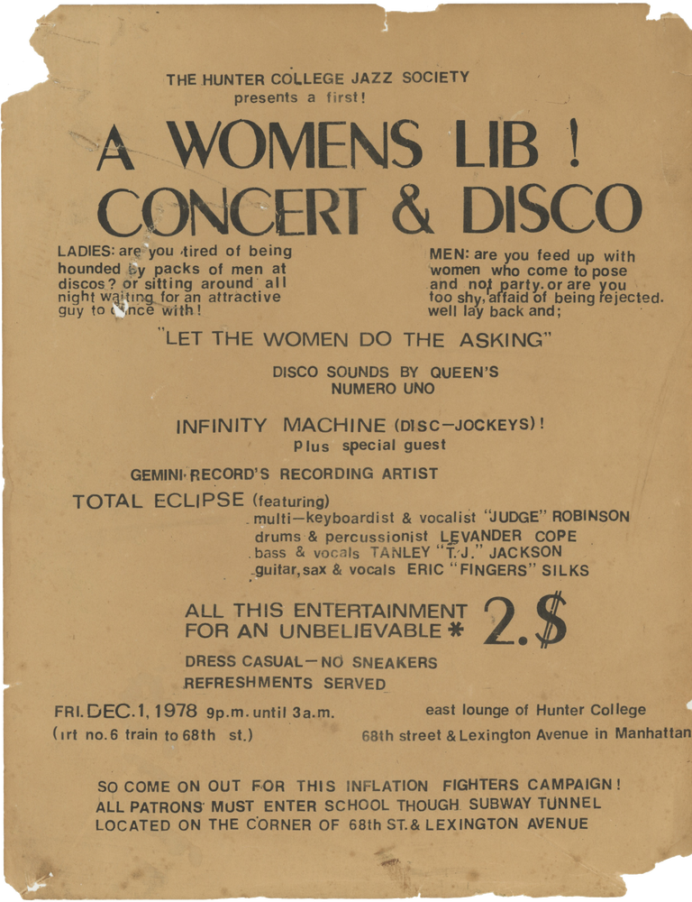 Item #7199 A Womens Lib! Concert & Disco