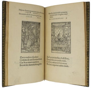 Item #7207 Les Simulachres & Historiees Faces de la Mort, autant elegammēt pourtraictes, que...