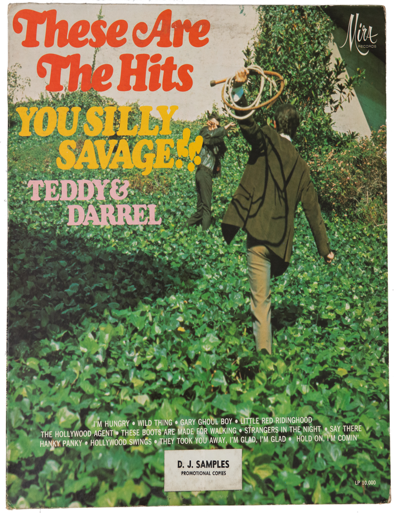 Item #7245 These Are the Hits, You Silly Savage!! LP. Teddy, Darrel.