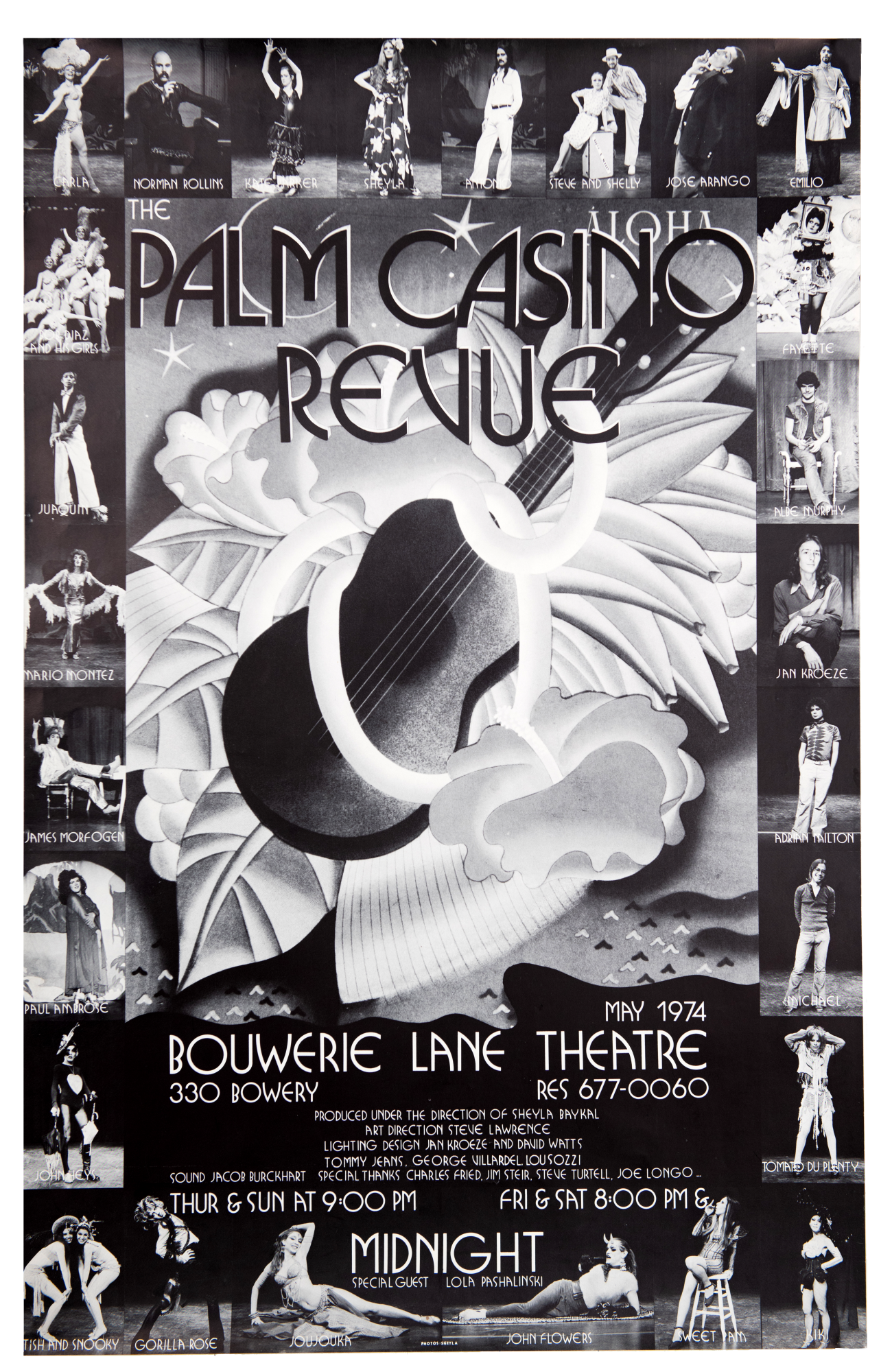 Palm Casino Revue at the Bouwerie Lane Theatre