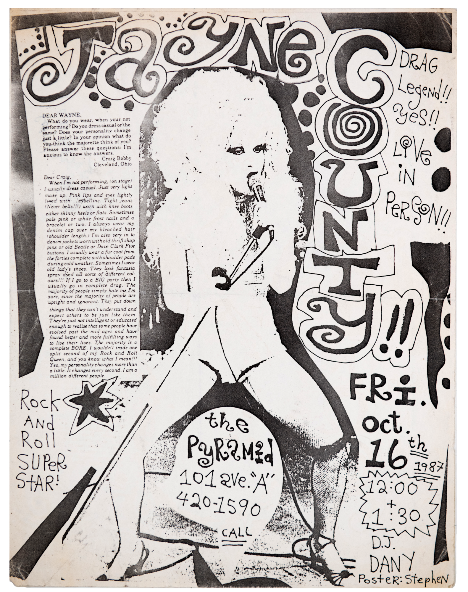 Jayne County at the Pyramid | Stephen