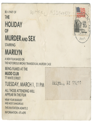 Be A Part Of The Holiday of Murder and Sex starring Marilyn