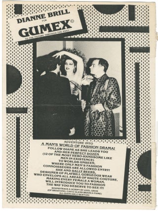 Item #7297 Dianne Brill for Gumex: Adventure Into A Man&rsquo;s World of Fashion Drama!