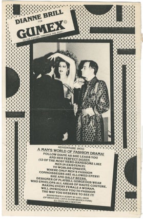 Item #7297 Dianne Brill for Gumex: Adventure Into A Man’s World of Fashion Drama!