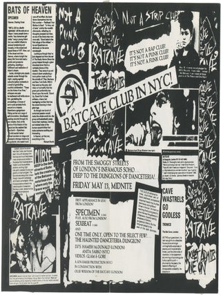 Item #7309 Batcave at Danceteria: Specimen and Sexbeat