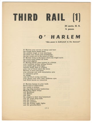 Item #7398 Third Rail (1): O&rsquo;Harlem. [With:] Third Rail (2): The Land of the Savage. Jack...