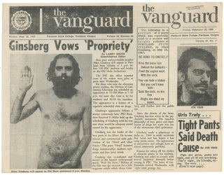 Item #7422 Allen Ginsberg in The Vanguard, Portland State College Student Press