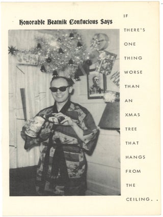 Item #7433 Honorable Beatnik Confucious Says &hellip; (a B-E-A-T C-A-R-D