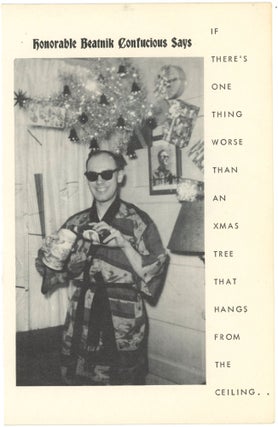 Item #7433 Honorable Beatnik Confucious Says … (a B-E-A-T C-A-R-D
