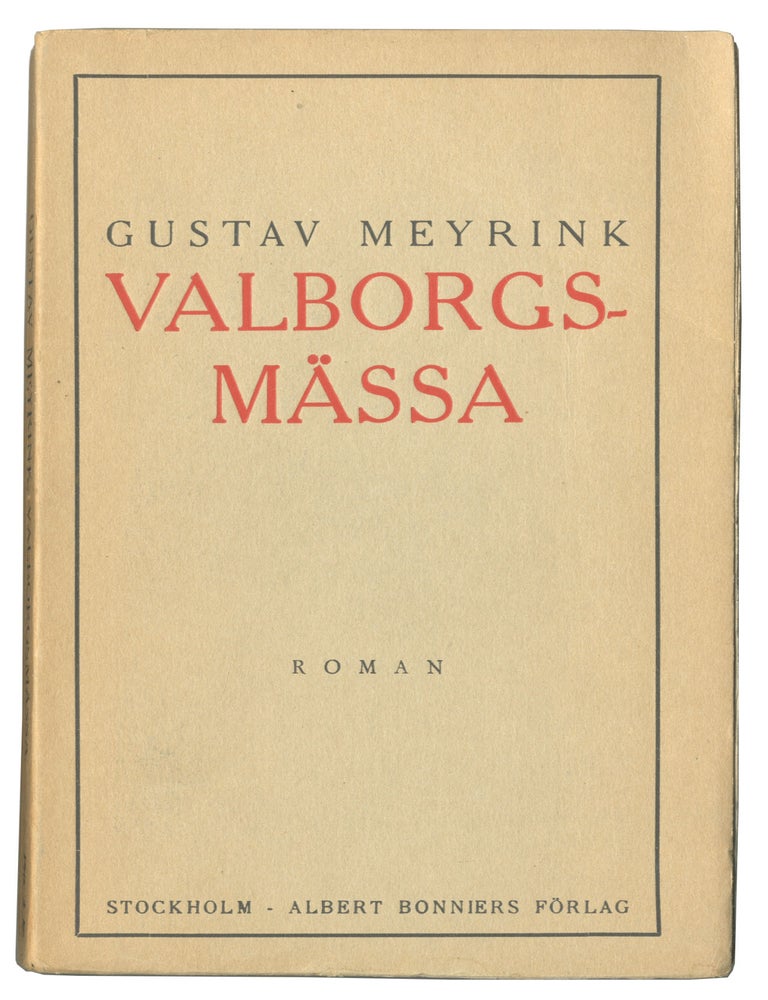 Item #7532 Valborgsm&auml;ssa. Ernst Klein Gustav Meyrink, trans.
