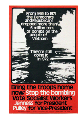 Item #7683 Stop the Bombing. Vote Socialist Workers