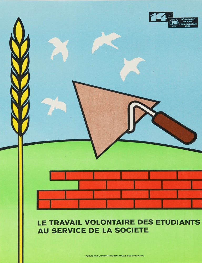 Item #7718 Le Travail Volontaire Des Etudiants Au Service De La Societe [Voluntary Work By Students In Service of Society]