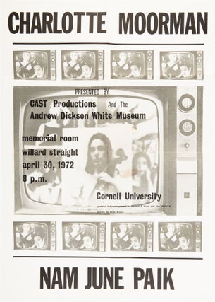 Item #7869 Charlotte Moorman Nam June Paik poster