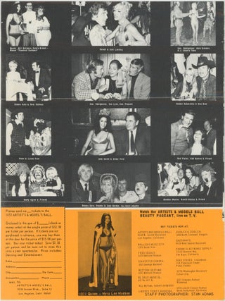 12th Annual Artists & Models Ball brochure