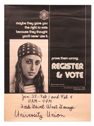 Item #8042 Prove Them Wrong. Register & Vote [with holograph promotion for organizing meetings