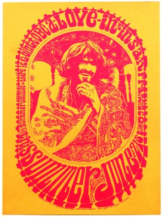 Item #8049 There Is Going To Be a Love-In in San Francisco poster. Robert Wendell