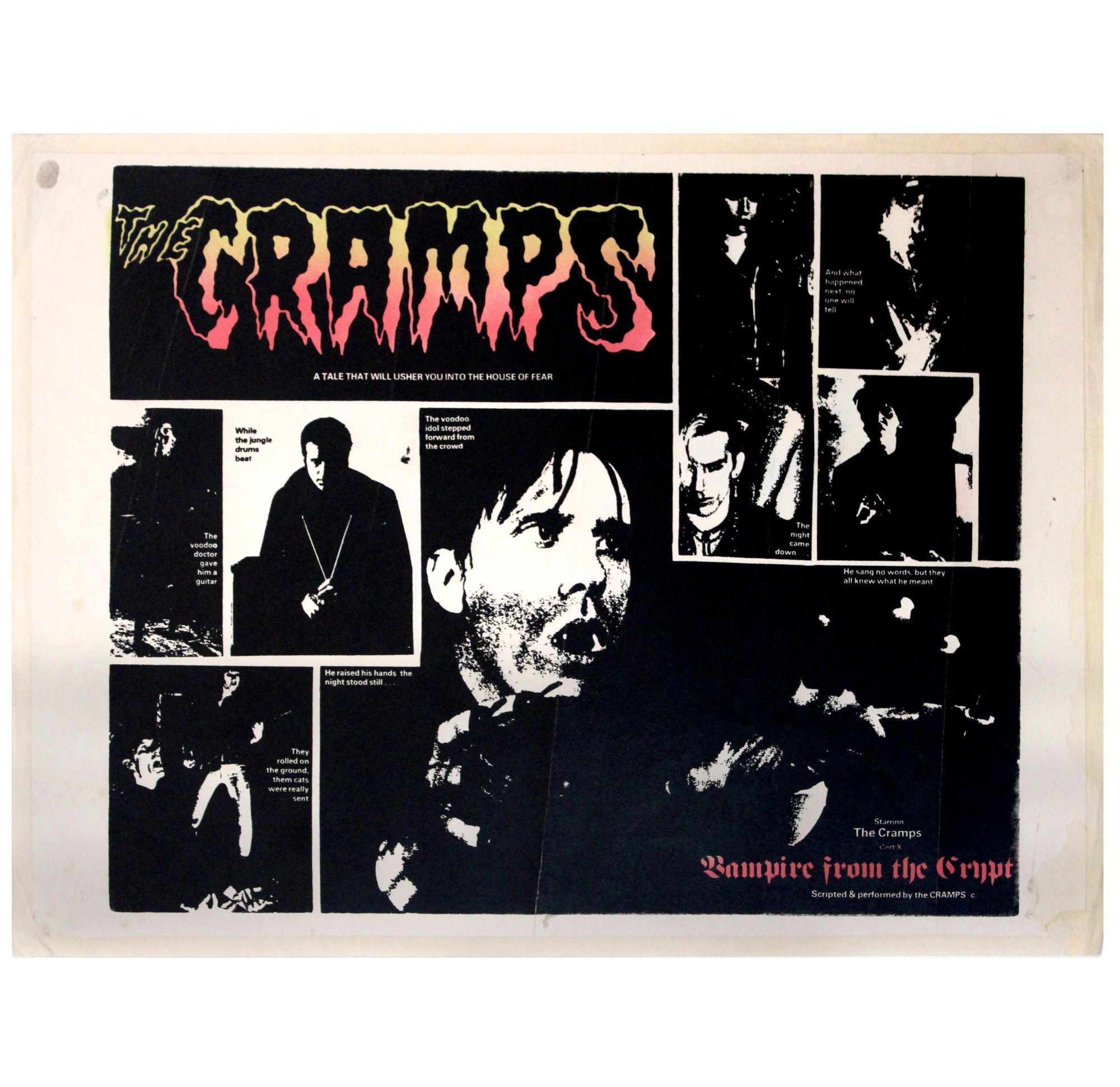 The Cramps — Vampire from the Crypt poster | Alain de la Mata