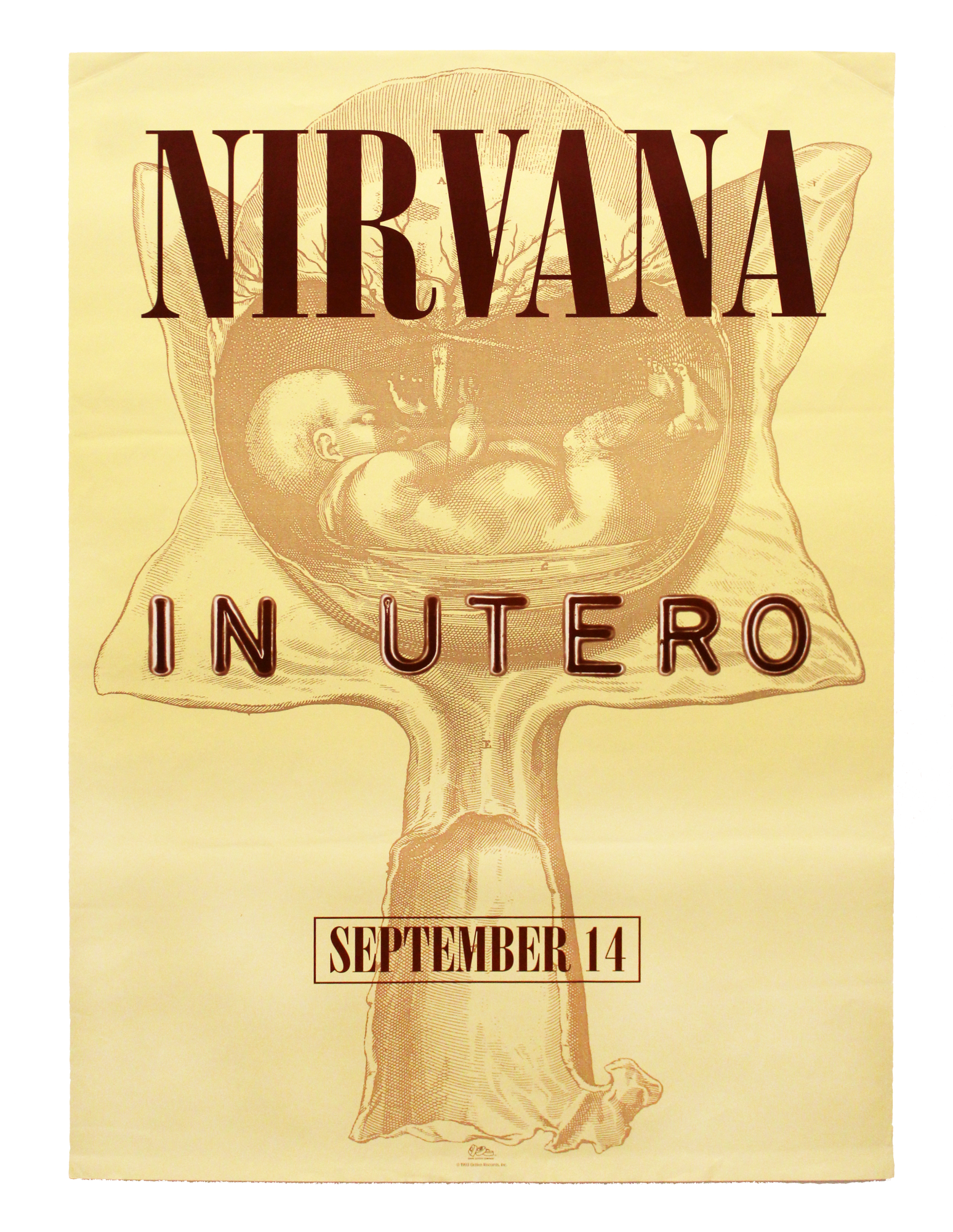 In Utero promotional poster | Nirvana In Utero promotional poster | Nirvana