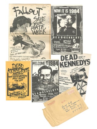 Fallout no. 5, with Jello Biafra association [and with] Dead Kennedys flyers