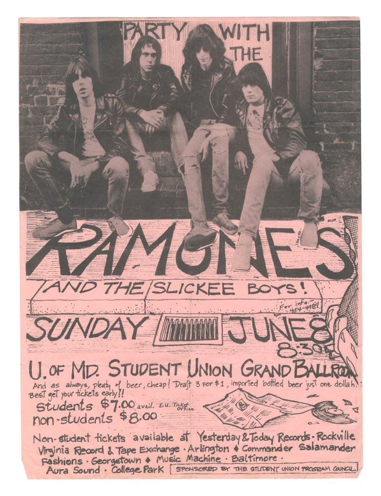 Item #8163 Ramones and the Slickee Boys!