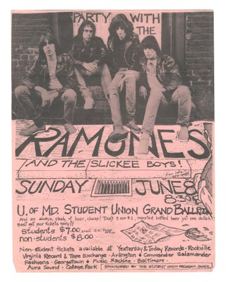 Item #8163 Ramones and the Slickee Boys!