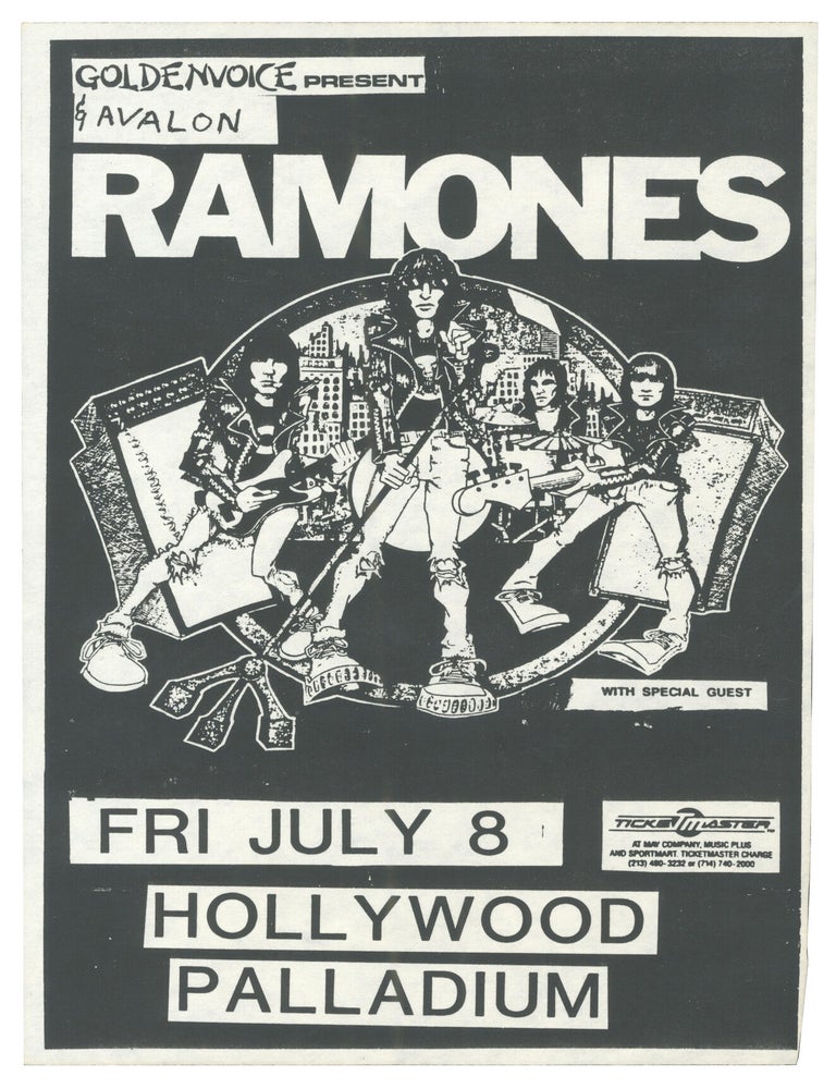 Item #8165 Goldenvoice & Avalon present The Ramones at Hollywood Palladium