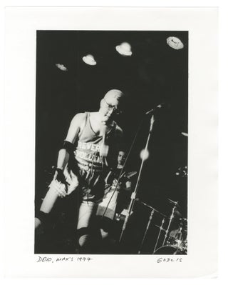 Item #8174 Photograph of Devo at Max’s Kansas City. David Godlis