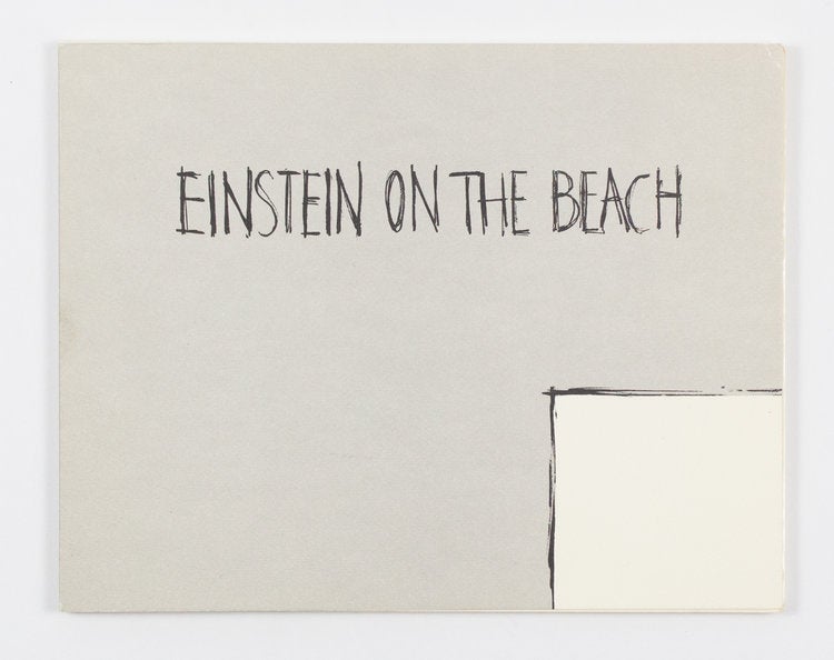 Item #ANT122 Einstein on the Beach: An Opera in Four Acts (Signed Special Edition). Robert Wilson, Philip Glass.